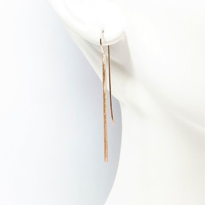 Boucles d 'oreilles en or rouge 18kt.