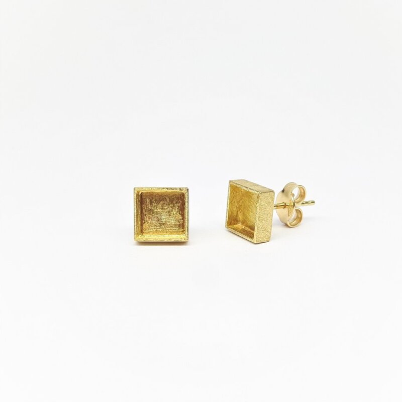 Boucles d'oreilles en or jaune 18kt.
