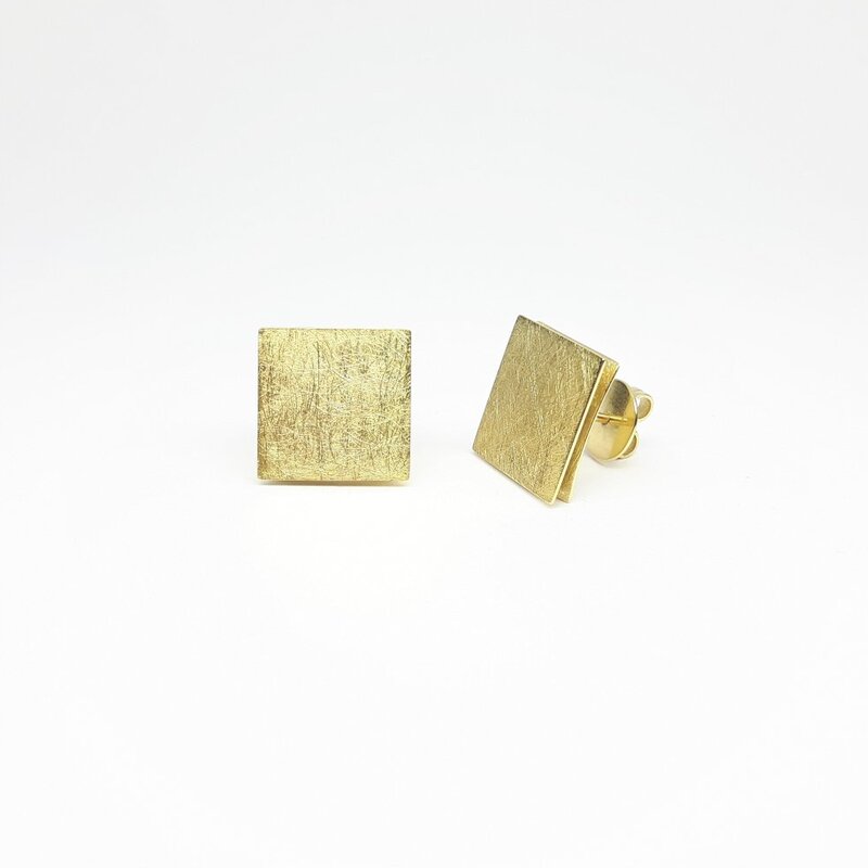 Boucles d'oreilles en or jaune 18kt. 