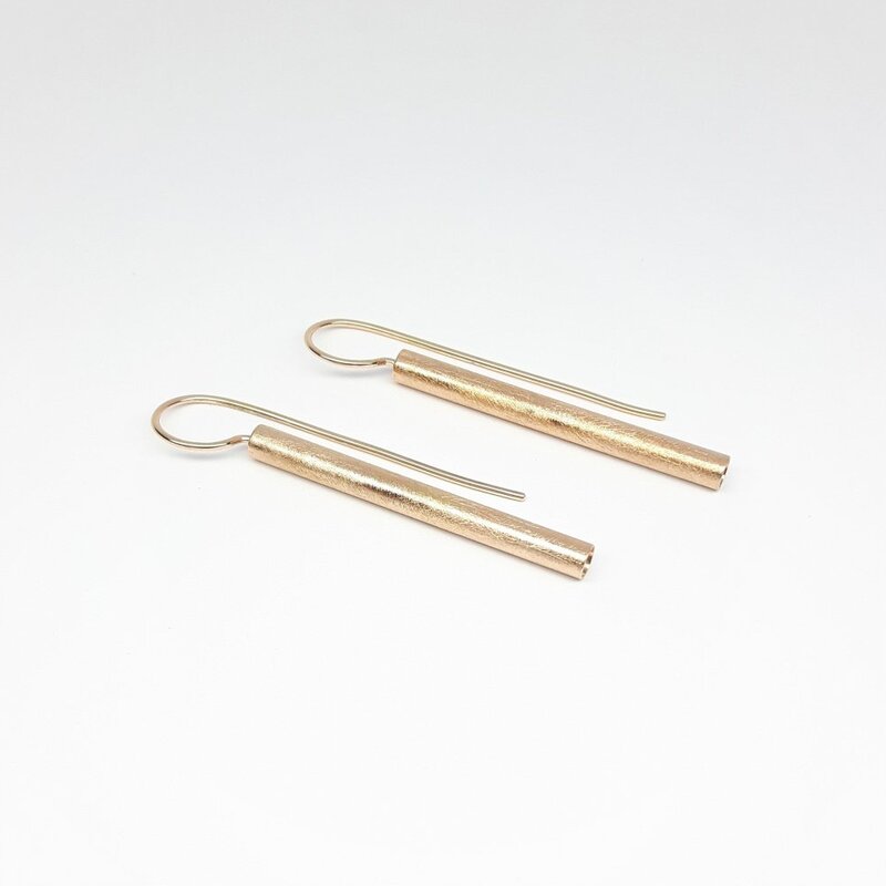 Boucles d'oreilles en or rouge 18kt.