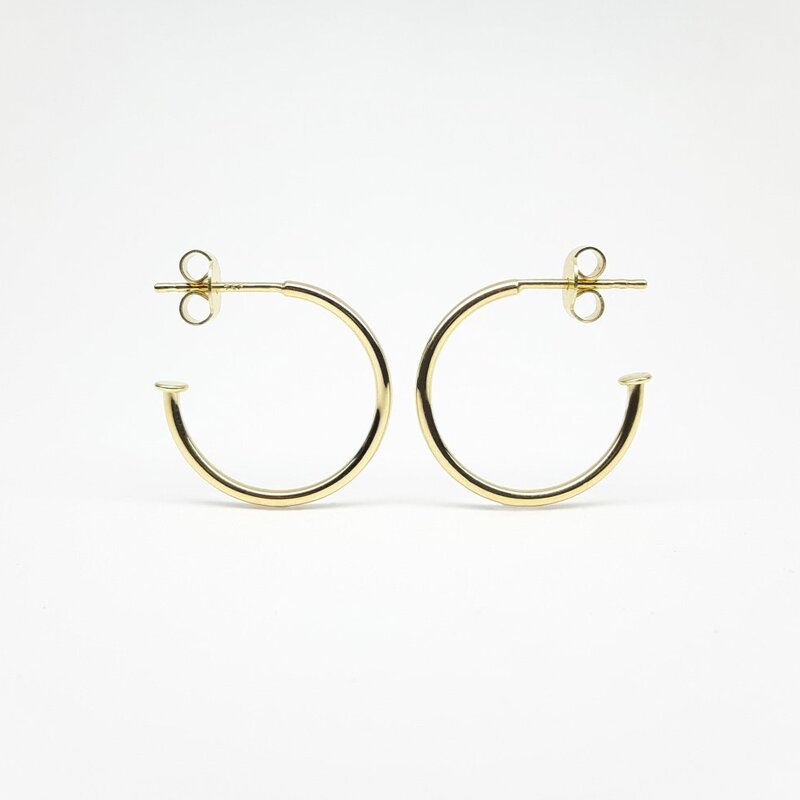 Créoles or jaune 18kt