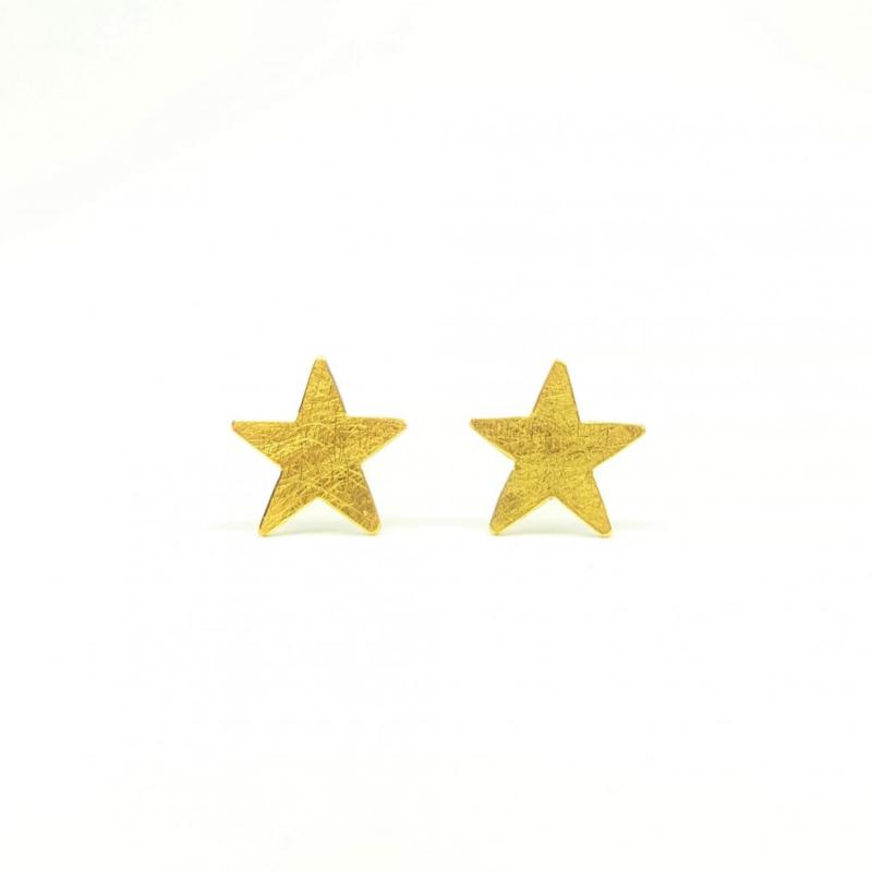 Boucles d'oreilles en or jaune 18kt.