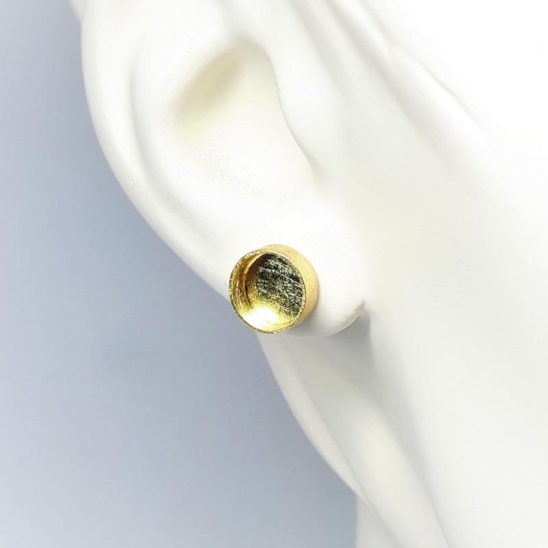 Boucles d'oreilles en or jaune 18kt.