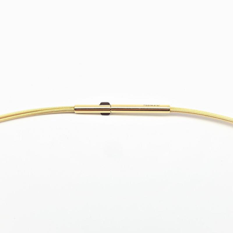 Pendentif en or fin, or jaune 18kt, argent 925-. et diamant.