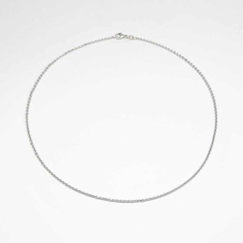 Collier en or blanc 18kt 42cm 1.45mm 0140