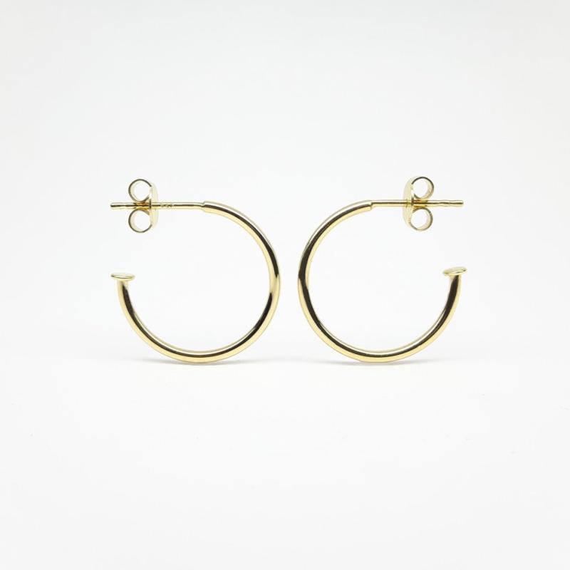 Créoles or jaune 18kt